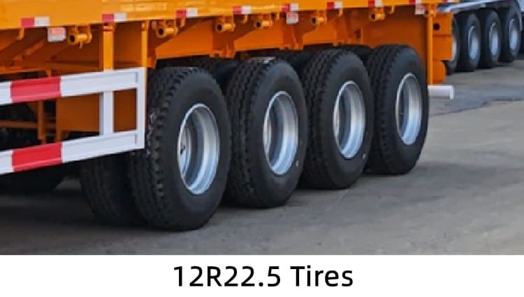 4 Axle 40 Ft Semi Truck Flatbed Trailer for Sale in Congo