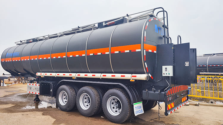Bitumen Storage Tanks Trailer | New Liquid Hot Oil Asphalt Tanker Trailers for Sale