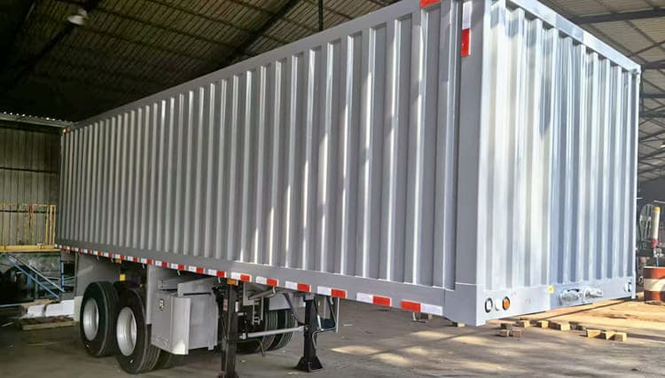 Enclosed Van Box Semi Trailer for Sale in Congo