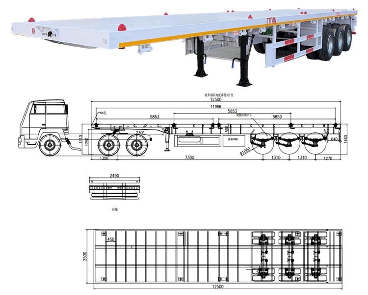 2026 New Semi Flatbed Trailers for Sale Near Me