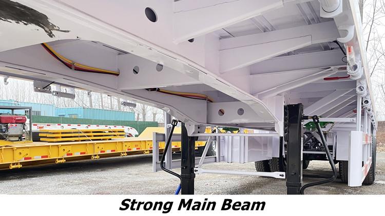2026 New Model Tri Axle Flatbed Semi Trailer for Sale Near Me in Tanzania