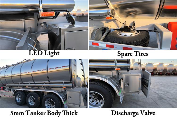 Stainless Steel Tanker Trailers for Sale In Saudi Arabia
