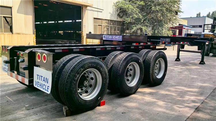40ft Extendable Container Chassis Semi Trailer for Sale In Guam