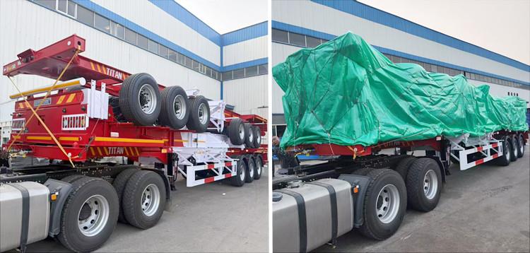 New Intermodal Tri Axle Container Chassis Trailer for Sale