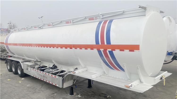 46000 Liters Aluminum Tanker Trailer for Sale In Jamaica