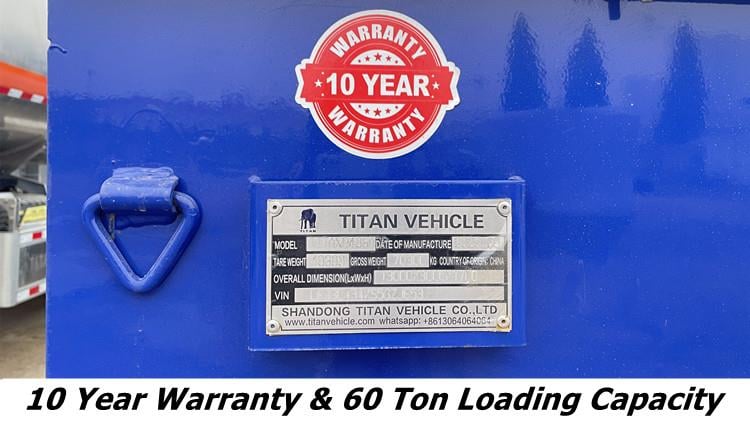 2026 New Model 3 Axle Lowbed Trailer Truck for Sale - TITAN Vehicle