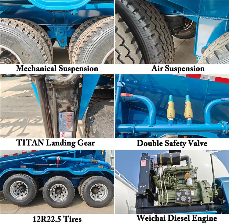 Tri Axle Dry Bulker Tanker Trailer for Sale In Zambia