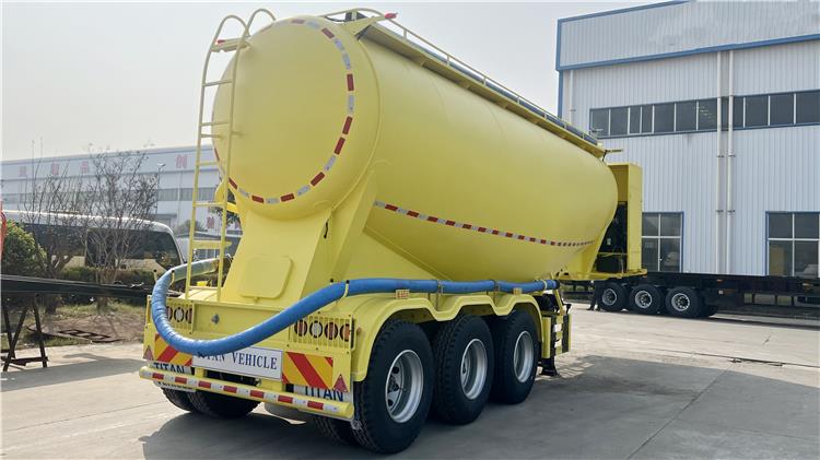 3 Axle 40CBM Pneumatic Cement Tanker for Sale In Zimbabwe