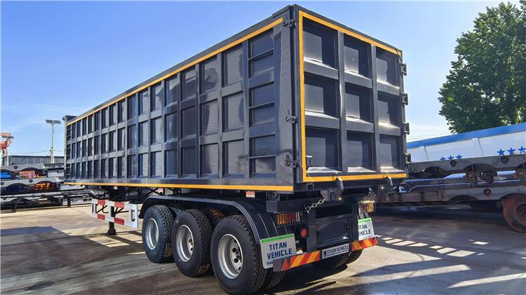 3 Axle 80 Ton Dump Semi Trailer for Sale In Mali