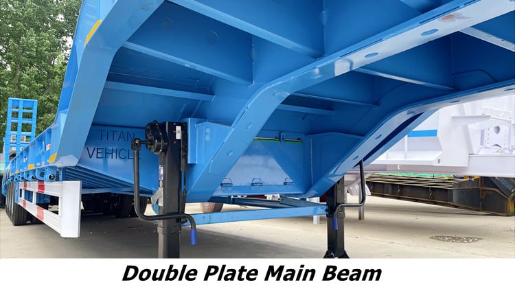 4 Axle Full-Width Gooseneck Low Bed Semi Trailer