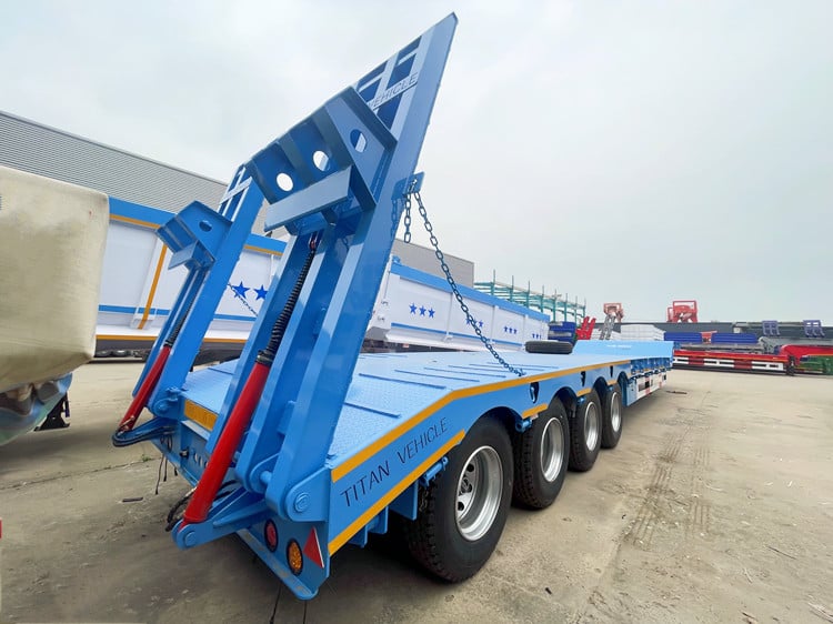 2026 New Model Full-Width Gooseneck Lowbed Trailer for Sale in Tanzania
