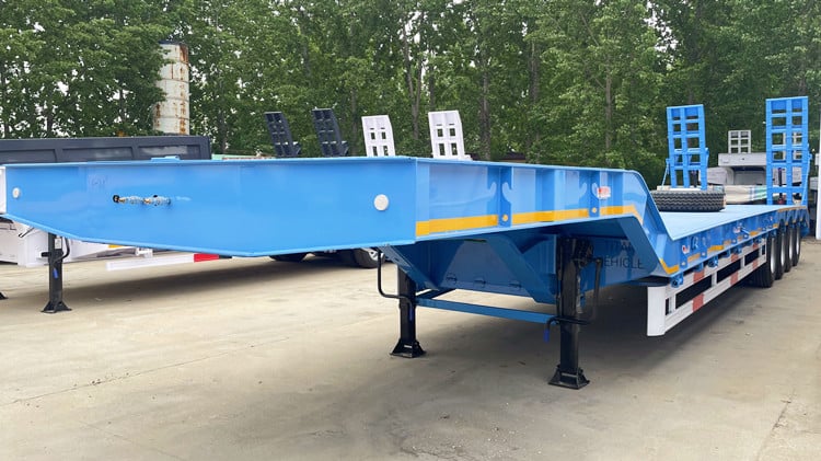 2026 New Model Full-Width Gooseneck Lowbed Trailer for Sale in Tanzania