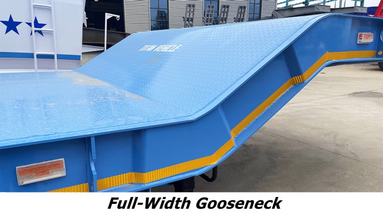 2026 New Model Full-Width Gooseneck Lowbed Trailer for Sale in Tanzania