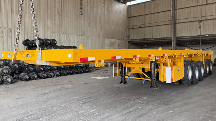 40 Foot 5 Axle Flatbed Trailer for Sale in Ghana