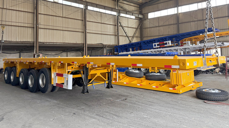 40 Foot 5 Axle Flatbed Trailer for Sale in Ghana