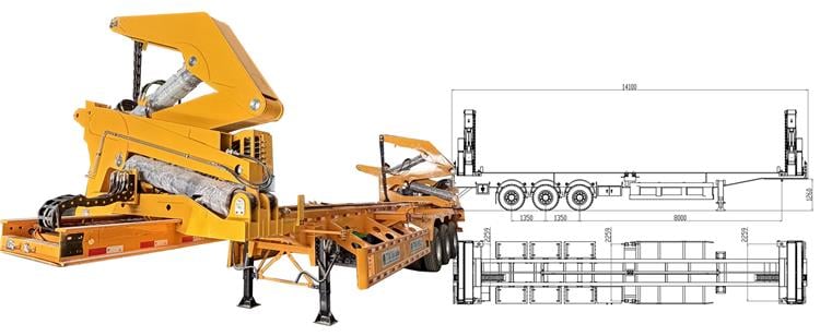 40ft Side Loader Trailer for Sale In Guyana