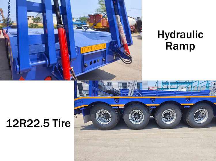 4 Axle Low Loader Trailer Price for Sale in Guyana