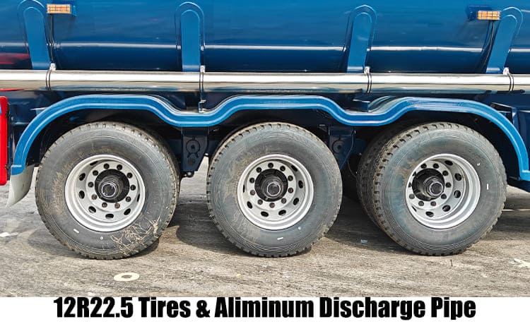 42000 Liters Diesel Fuel Tank Trailer for Sale in Uganda