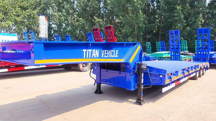 Titan 3 Axle 60 ton Low Bed Trailer Price in Lagos Nigeria