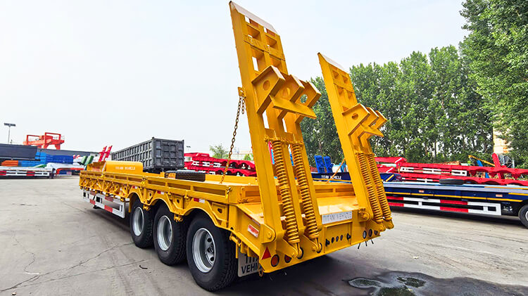 Titan 3 Axle 80 Ton Low Bed Semi Trailer for Sale in Nigeria