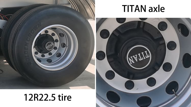 TITAN 3 Axle 40000 Liters Aluminum Fuel Tanker Trailer for Sale in Mali