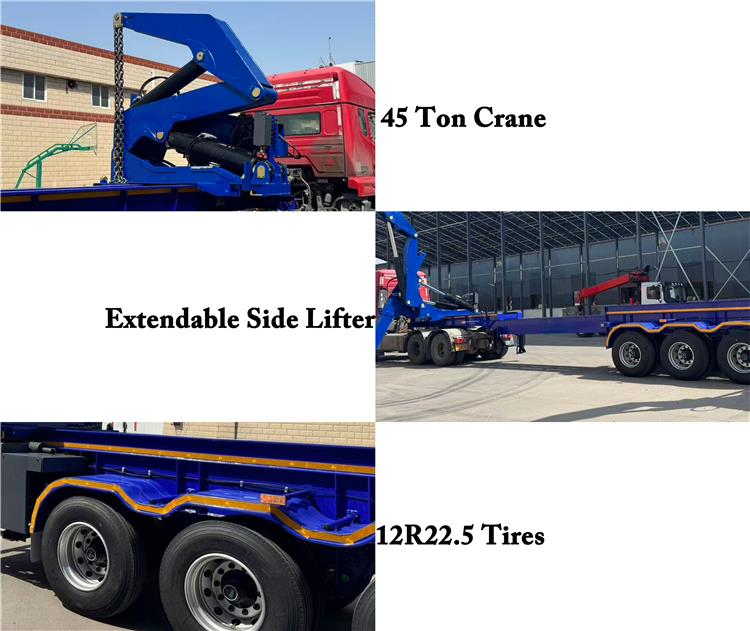 40ft Extendable Side Lifters Trailer for Sale In Guyana