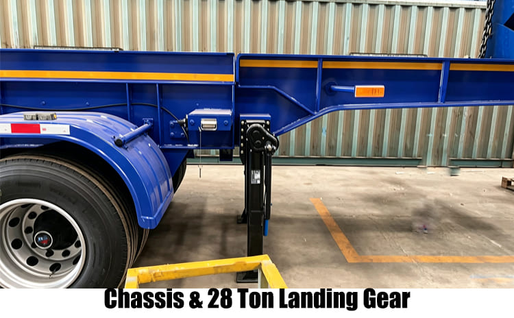 45 Ton Extendable Container Side Lifter Trailer for Sale in Guyana