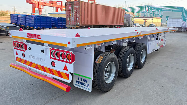 TITAN 3 Axle 40FT Flatbed Semi Trailer for Sale in Sierra Leone