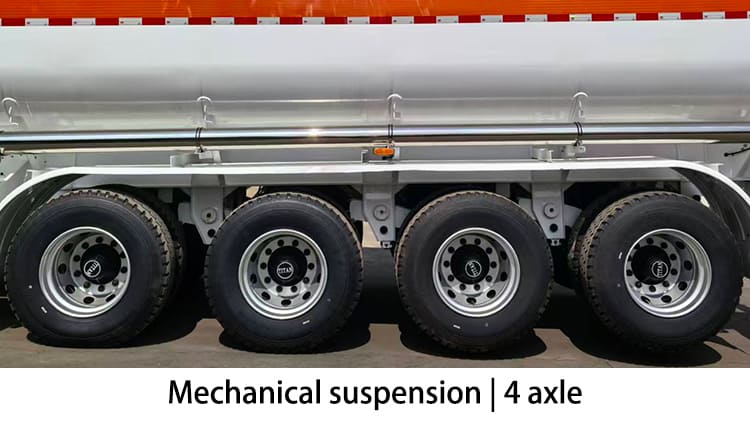 TITAN Diesel Tanker Trailer for Sale in Mali - 4 Axle 6 Compartments