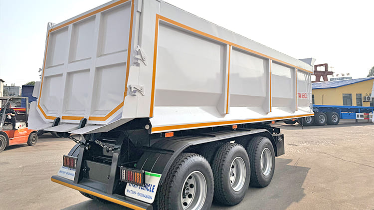 Tri Axle Semi Tipper Trailer for Sale in Senegal
