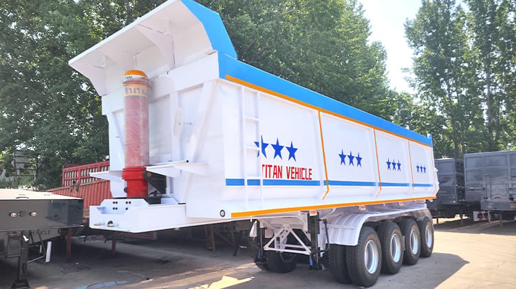 4 Axle New Hydraulic Tipper Trailers Price for Sale Near Me in Mali