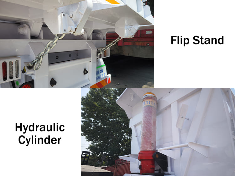 4 Axle New Hydraulic Tipper Trailers Price for Sale Near Me in Mali