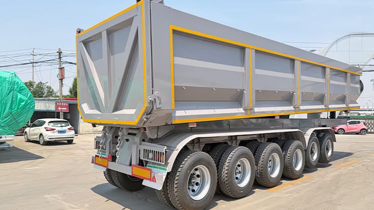 Dump Truck Trailer | 6 Axle Heavy Duty Dump Trailers for Sale in Congo