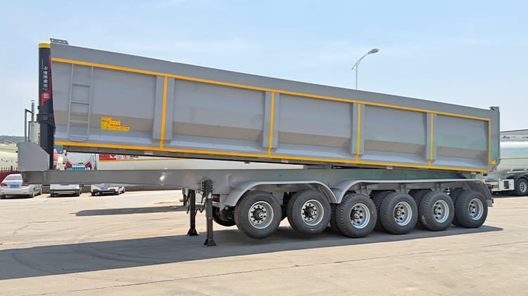 Dump Truck Trailer | 6 Axle Heavy Duty Dump Trailers for Sale in Congo