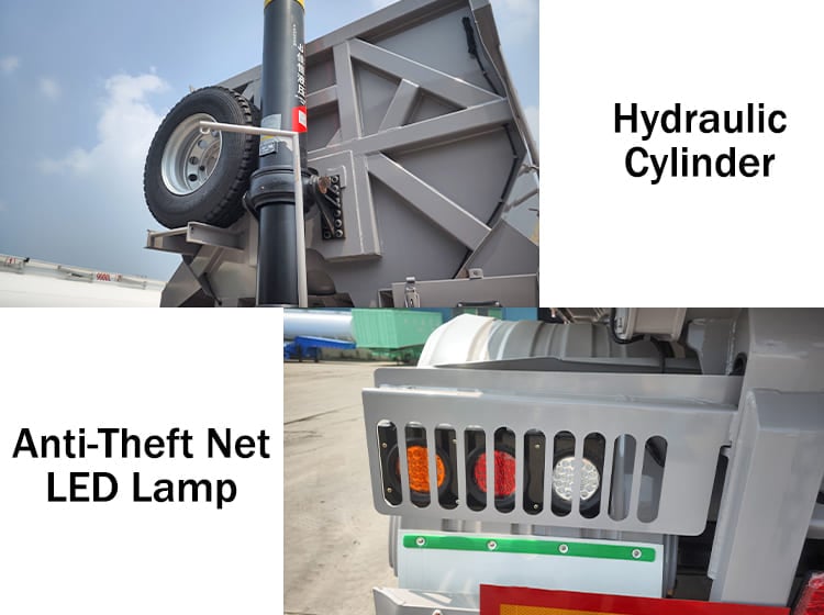 Dump Truck Trailer | 6 Axle Heavy Duty Dump Trailers for Sale in Congo