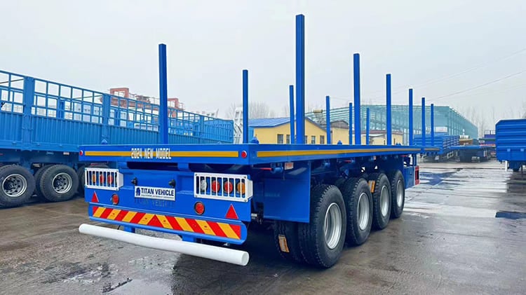 TITAN Heavy Duty Flat Bed Trailer with Stake for Sale in Sierra Leone
