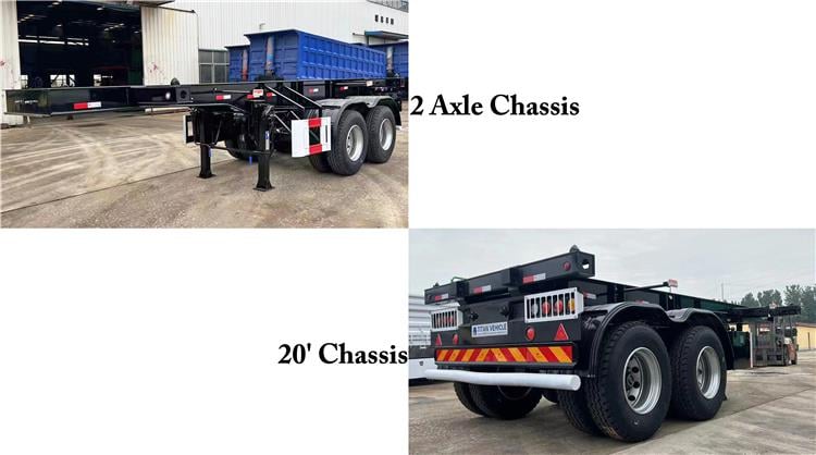 2 Axle 20' Chassis Trailer for Sale In Jamaica