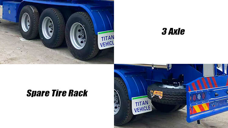 Titan 3 Axle Fuel Tanker Trailer for Sale in Guinea