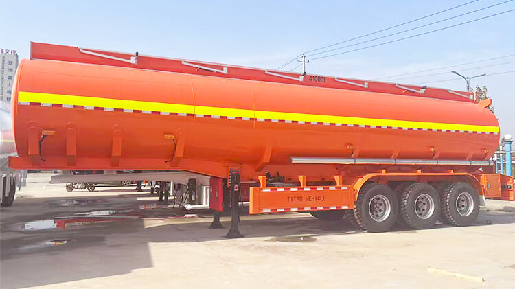 3 Axle Stainless Steel Tanker Trailer for Sale in Guinea