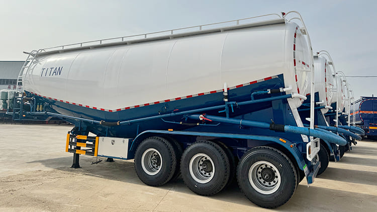 TITAN Pneumatic Cement Tanker Semi Trailer for Sale in Lusaka, Zambia-3 Axle 40CBM