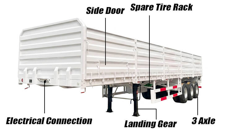 Titan Tri Axle Dropside Trailer for Sale in Zambia