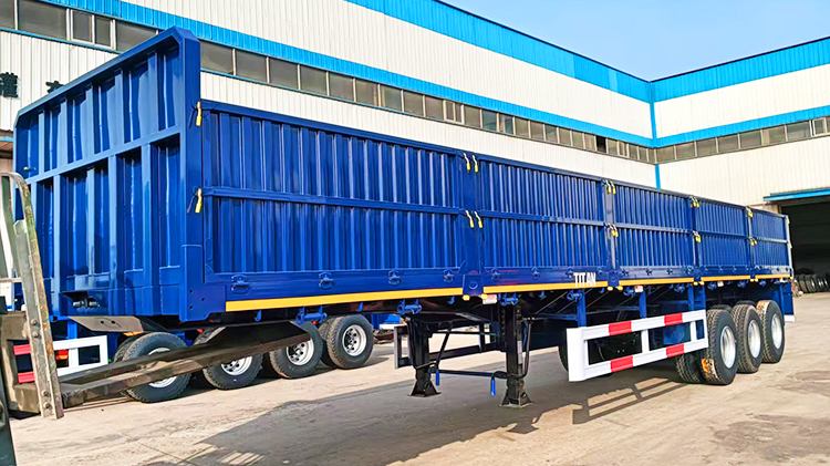 Titan Tri Axle Side Wall Semi Trailer for Sale in Zambia