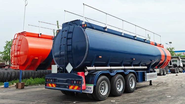 45000 Liters Fuel Tanker Trailer for Sale in Mali