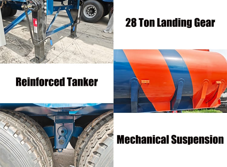 45000 Liters Fuel Tanker Trailer for Sale in Mali