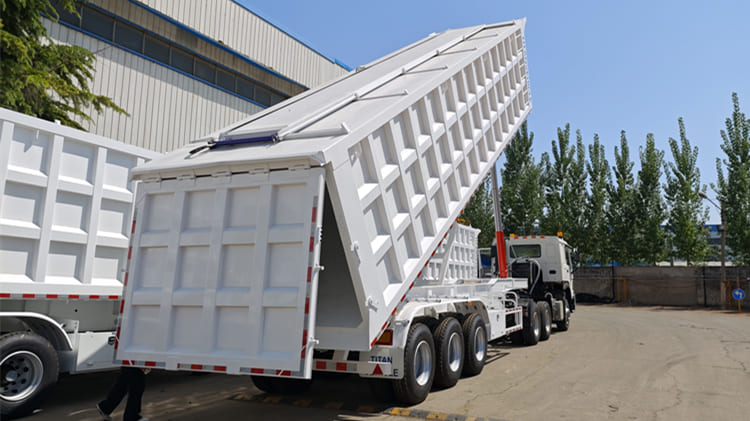 TITAN 3 Axle 40CBM Tipper Trailer for Sale in Senegal