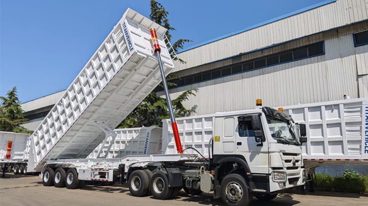 TITAN 3 Axle 40CBM Tipper Trailer for Sale in Senegal