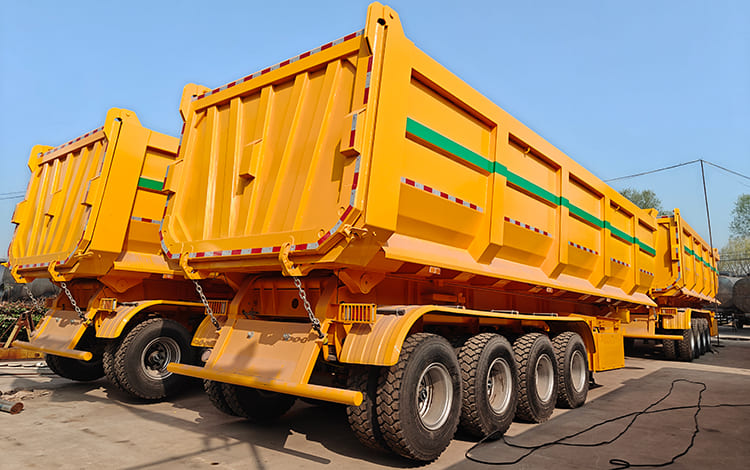 TITAN 4 Axle 80 Ton Tipper Semi Trailer for Sale in Senegal
