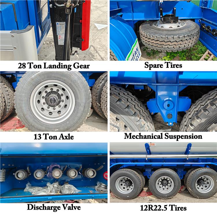 45000 Liters Fuel Tanker Trailer for Sale In Mali