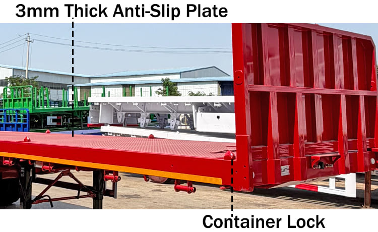 4 Axle 40 Foot Flatbed Trailer Prices for Sale in Tanzania
