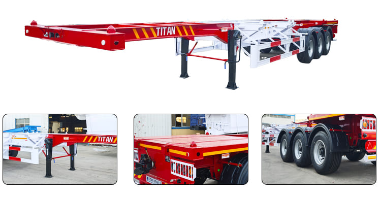 40 Foot Container Chassis for Sale in Guam
